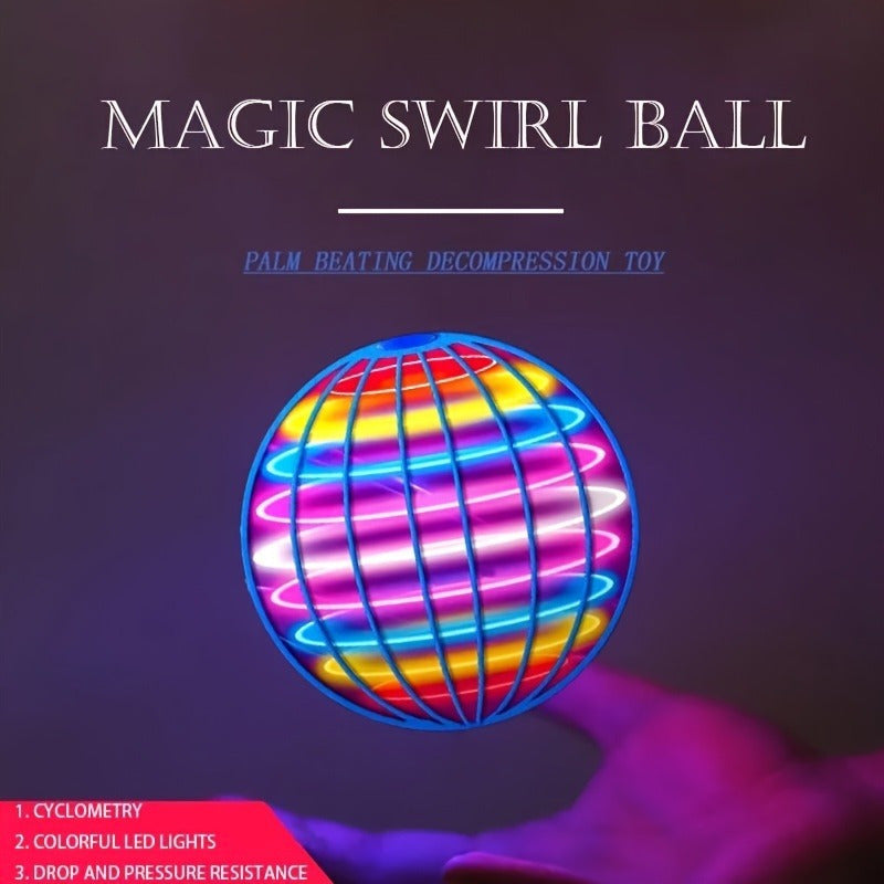 Magic Floating Spinning LED Flying Ball Toy (Mixed Colors)