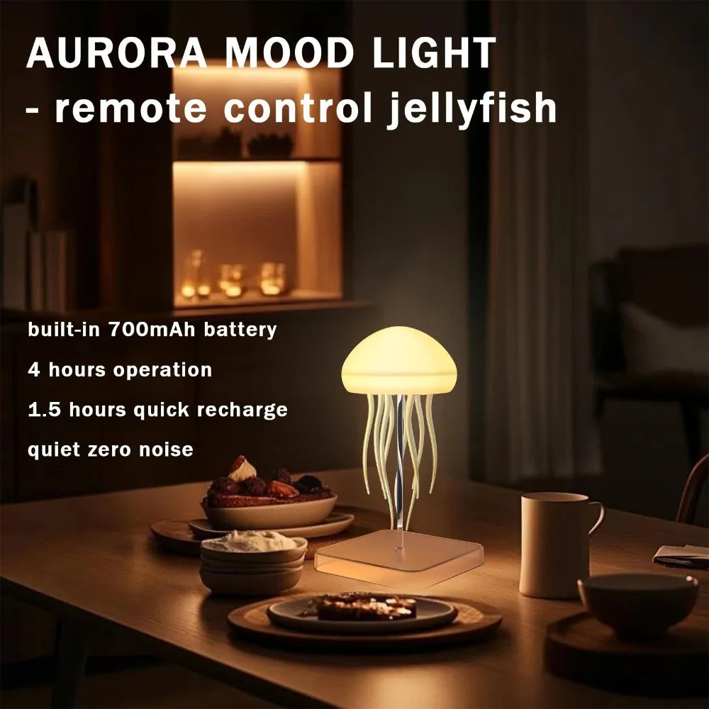 Jellyfish Lamp RGB Night Light with Touch Sensor