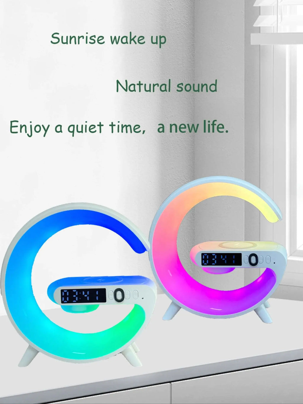 Sunrise & Sunset Alarm Clock with Wireless Speaker