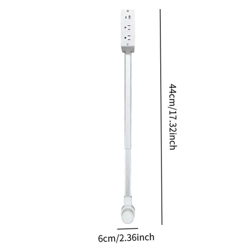 180° Rotatable Electrical Outlet Extender for Nightstand