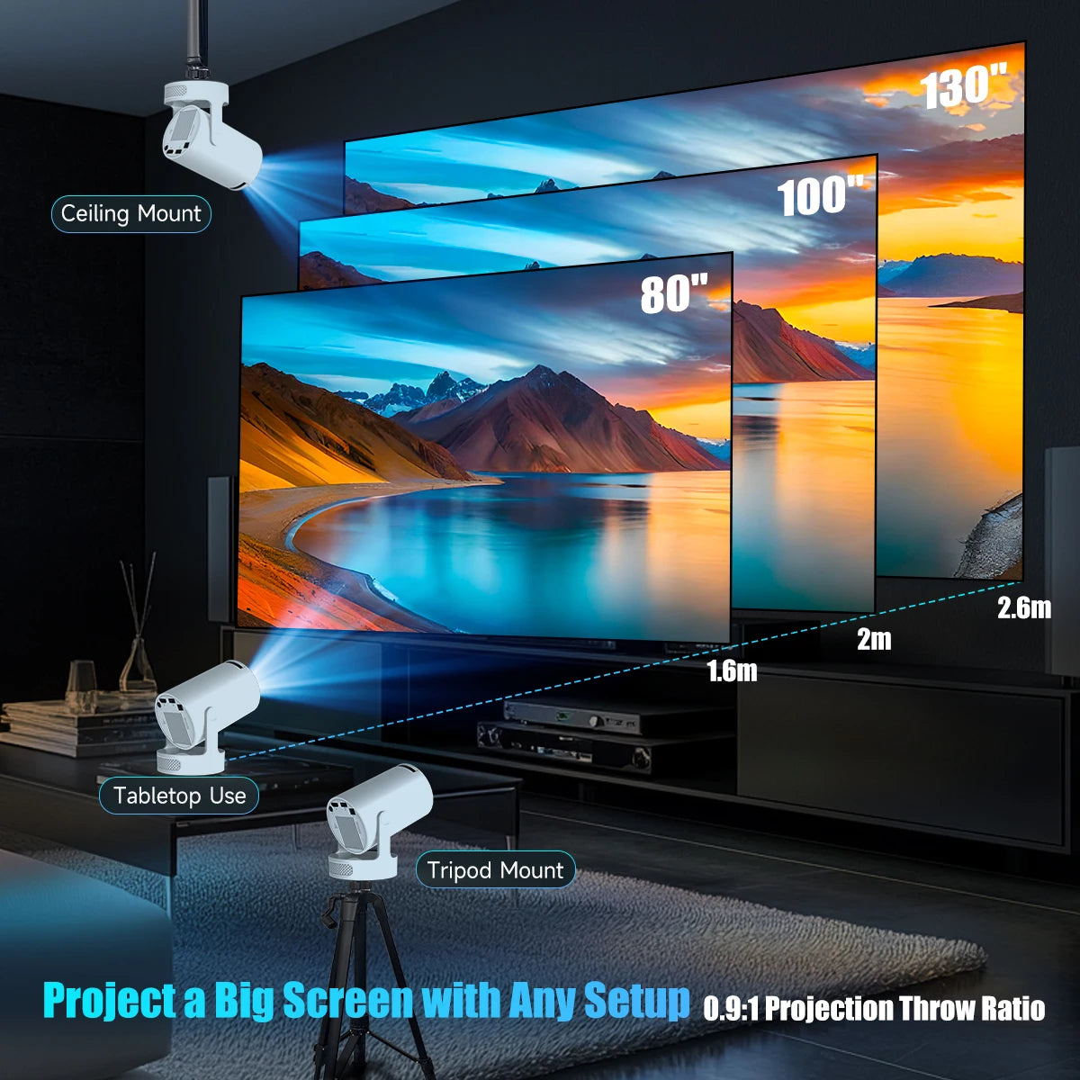 Magcubic HY300 Pro 8K Portable Smart Projector