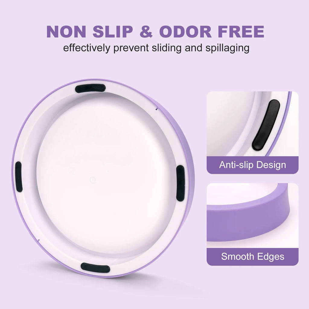 Pet Dog Slow Feeder Bowl Fun Non Slip Anti-Gulping Slower Food Feeding Dishes Eco Dog Bowl for Large Medium Small Dogs Puppy