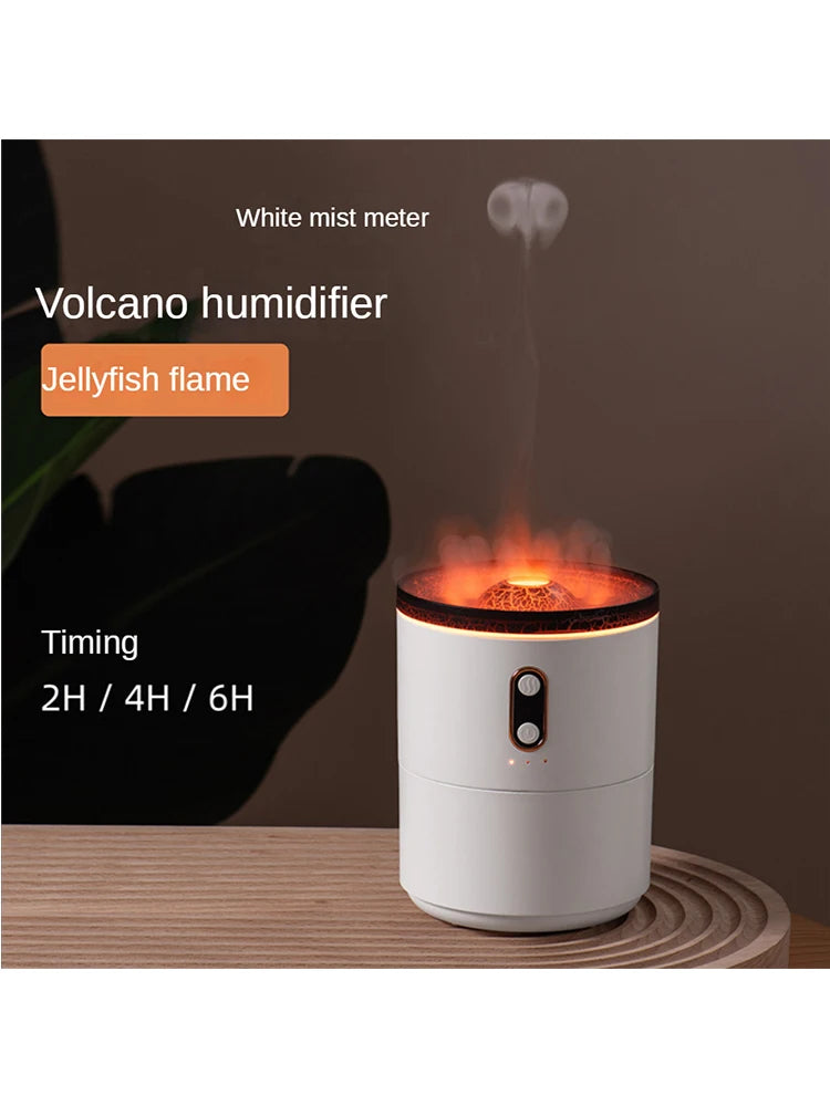 Intelligent Flame Volcano Humidifier & Aroma Diffuser