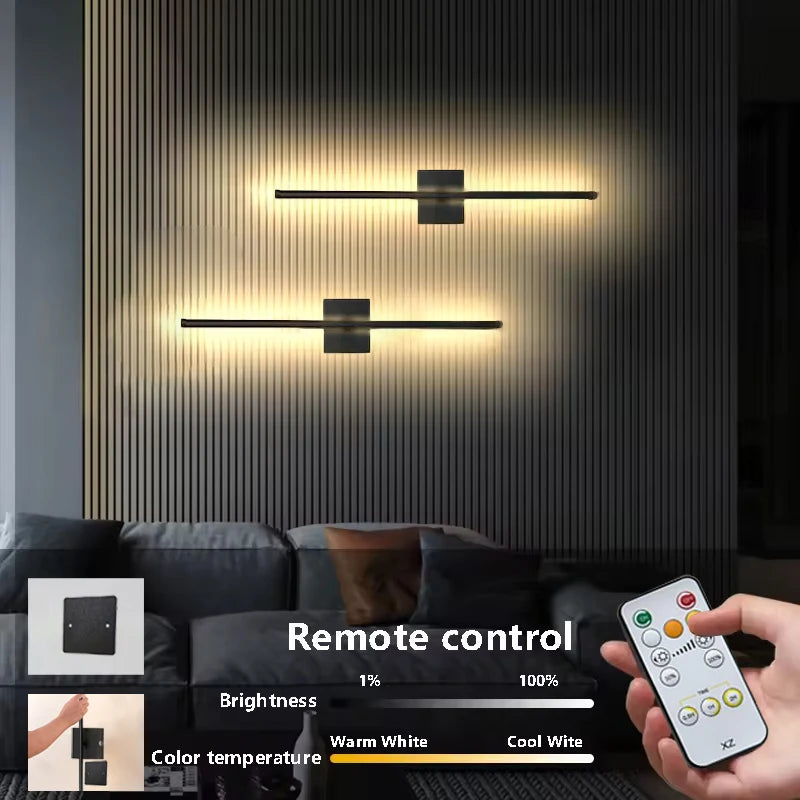 Magnetic LED Wall Decor Lamp for Bedroom/Bedside