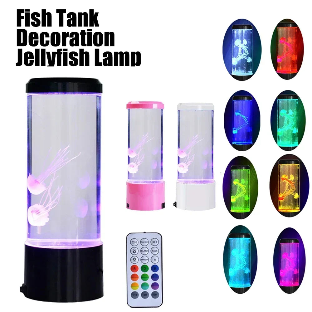 Color Changing Jellyfish Aquarium LED Lamp