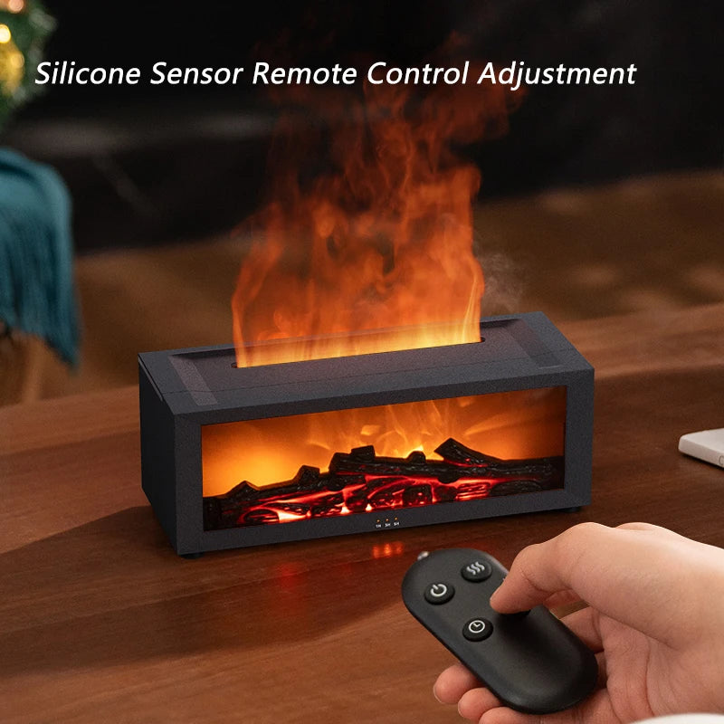 Flame Aroma Diffuser & Essential Oils Humidifie