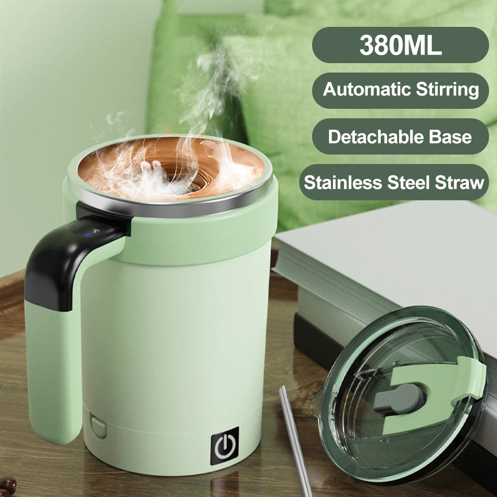 Rechargeable Automatic Magnetic Coffee Stirring Mug