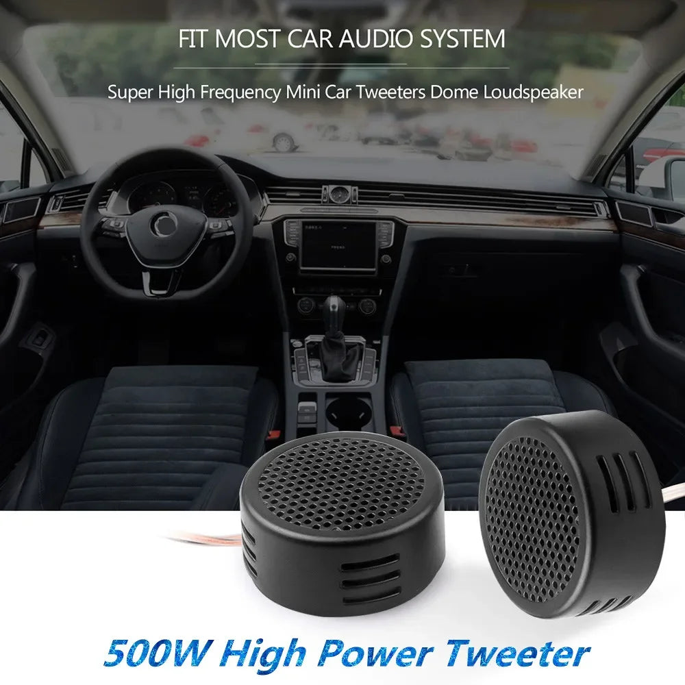 2PCS 500W Car Audio Tweeter Speaker System