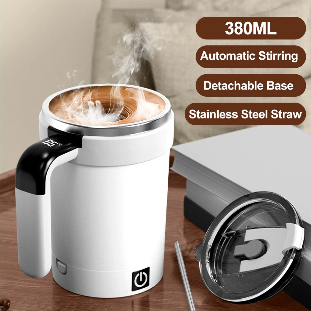 Rechargeable Automatic Magnetic Coffee Stirring Mug