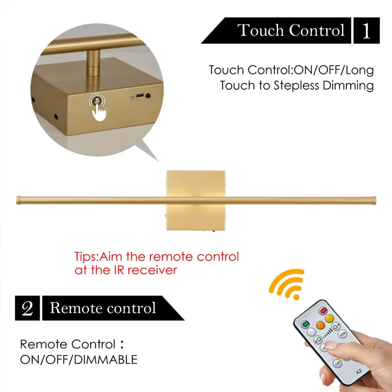 Magnetic LED Wall Decor Lamp for Bedroom/Bedside