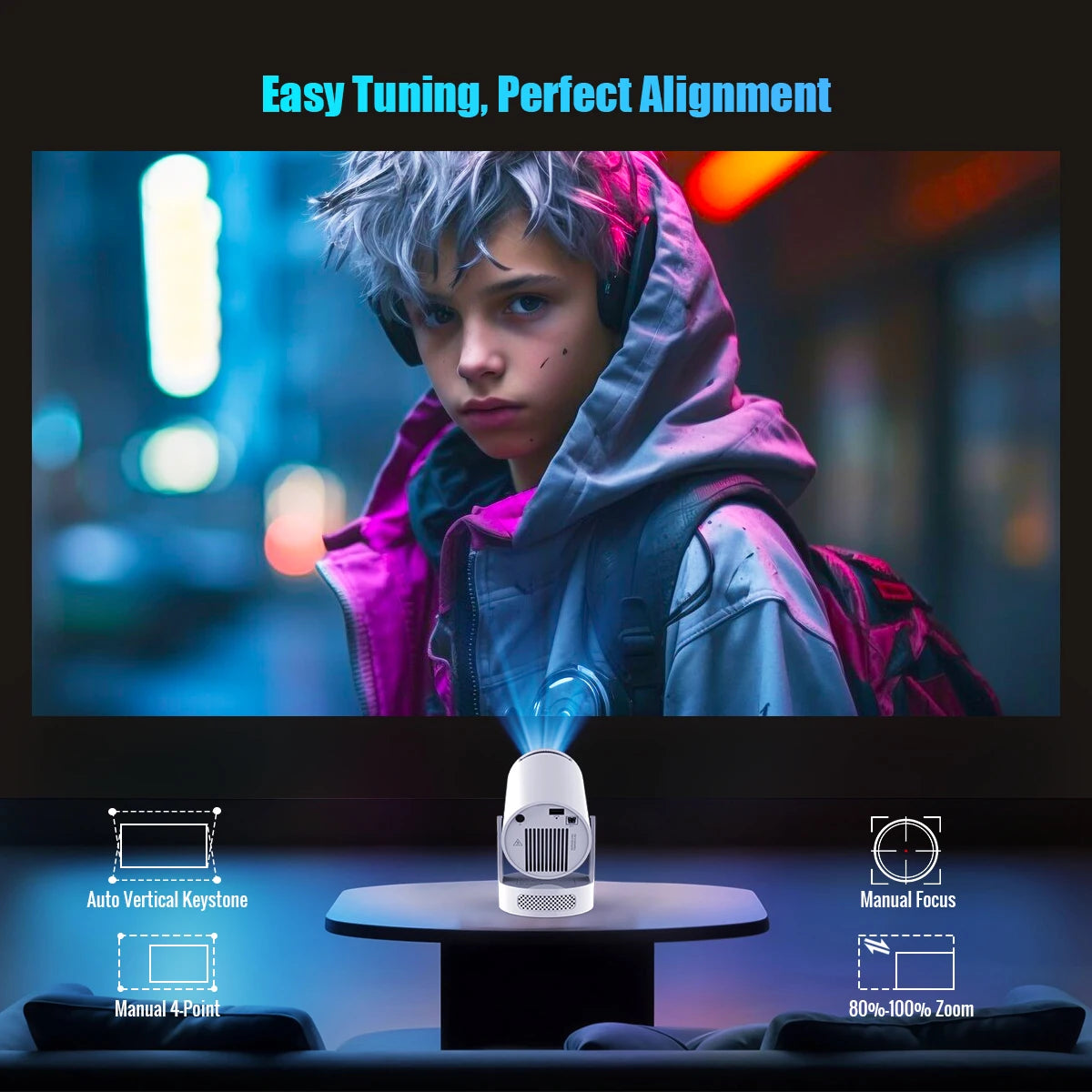 Magcubic HY300 Pro 8K Portable Smart Projector