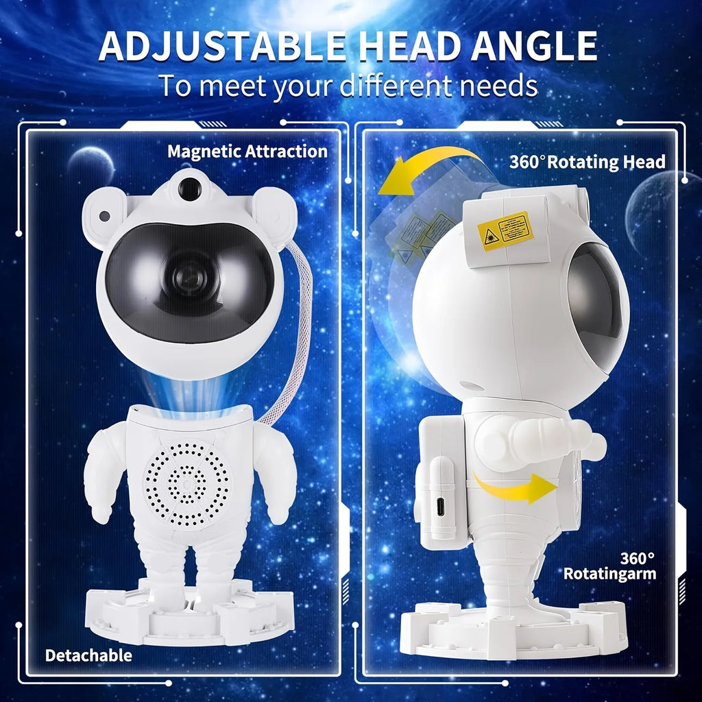 Astronaut Star Galaxy Projector Night Light