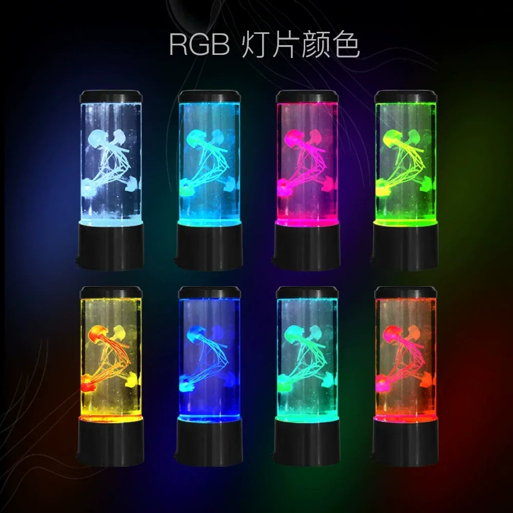 Color Changing Jellyfish Aquarium LED Lamp