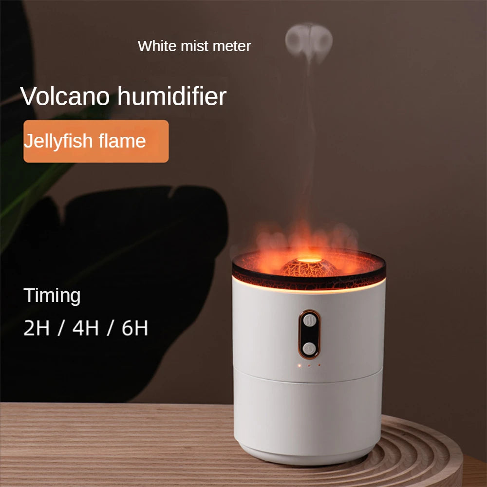 Intelligent Flame Volcano Humidifier & Aroma Diffuser