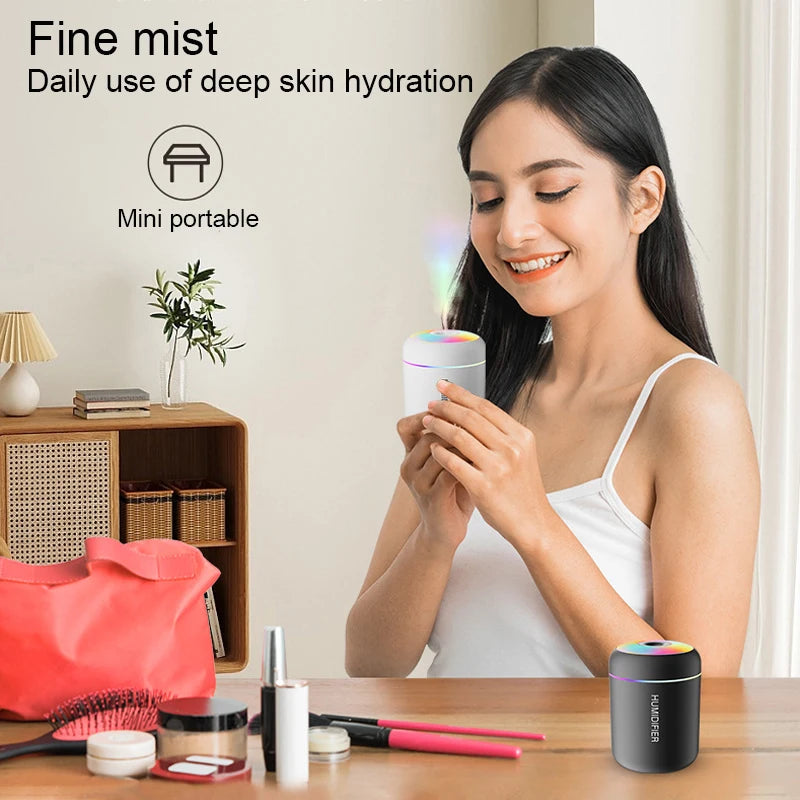 Mini 180ML USB Humidifier & Essential Oil Diffuser