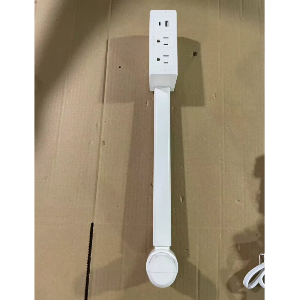 180° Rotatable Electrical Outlet Extender for Nightstand
