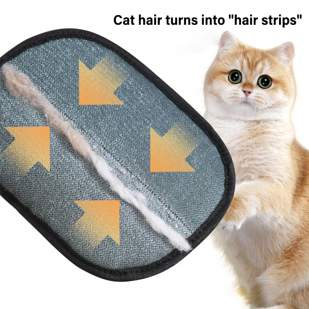 Pet Grooming Glove - Static Hair Remover Brush
