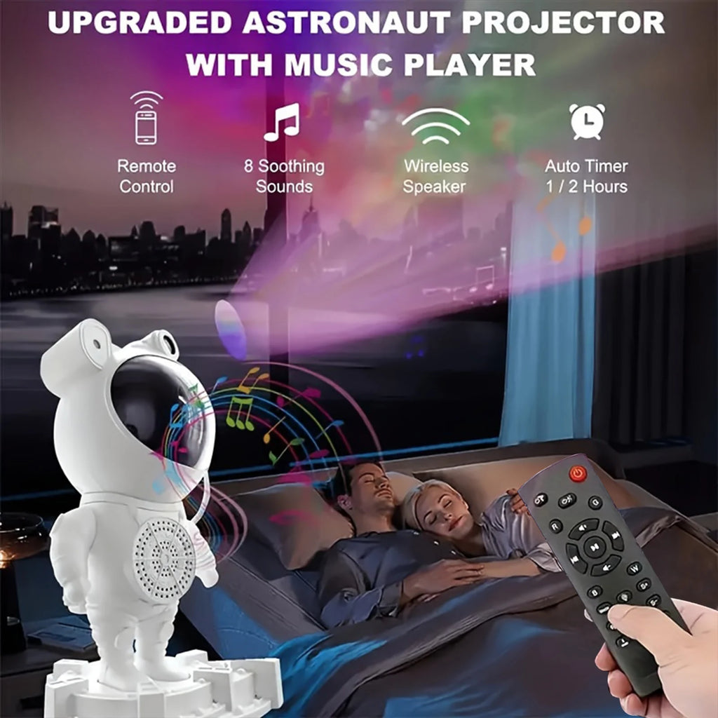 Astronaut Star Galaxy Projector Night Light