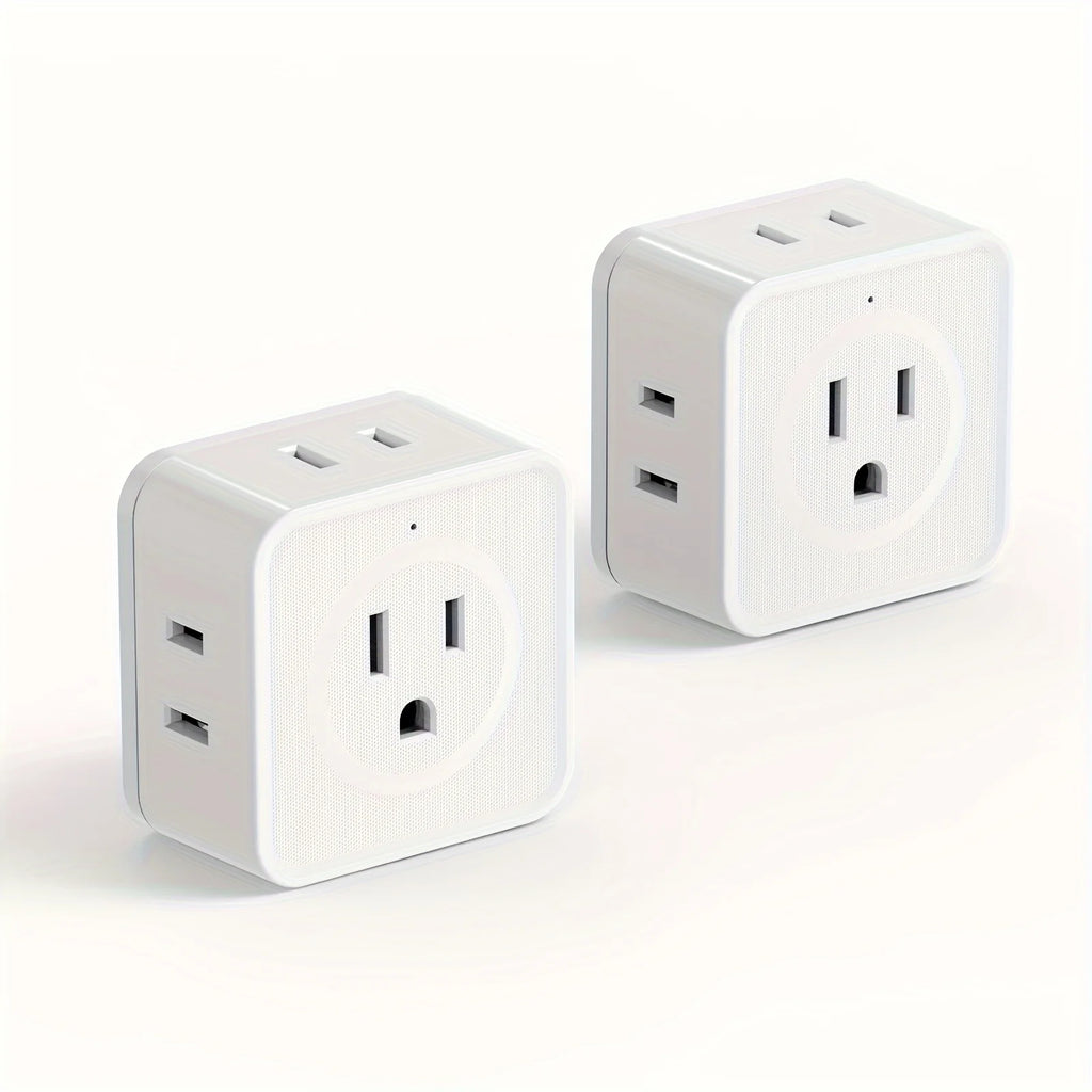 5-Way Multi-Plug Outlet Extender for Travel & Home