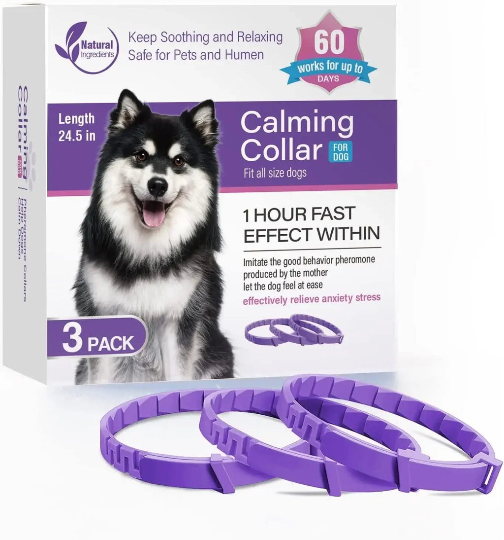 Adjustable Calming Collar for Dogs & Cats (Anxiety Relief)