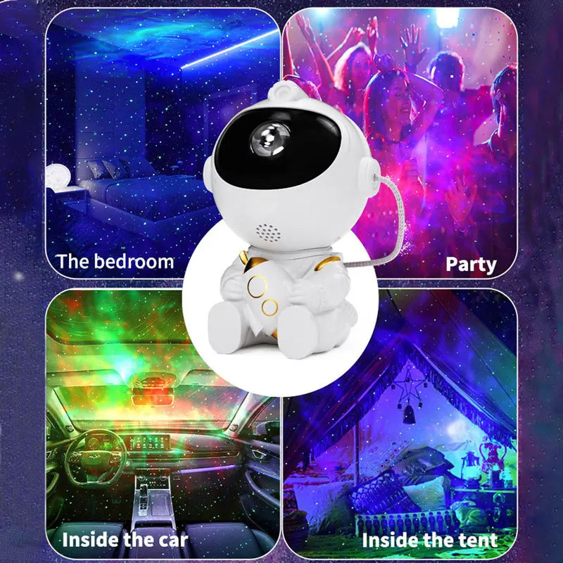 Astronaut Outer Space LED String Lights (2M)