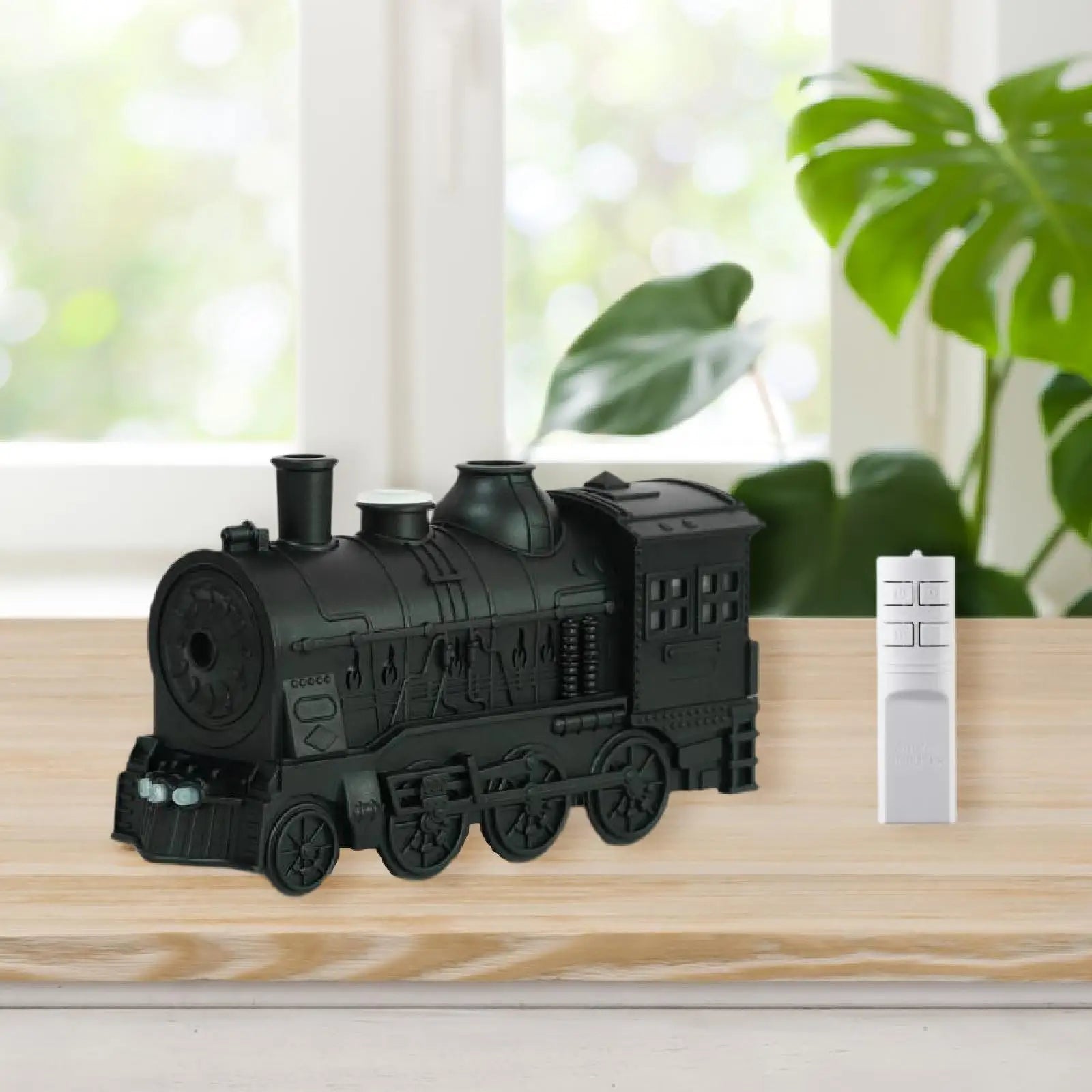 Steam Train Essential Oil Diffuser EU Plug LED 300ml Portable Air Humidifier